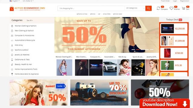 ACTIVE ECOMMERCE CMS V2.1 FREE DOWNLOAD NULLED THEME(WAREZ) смотреть онлайн