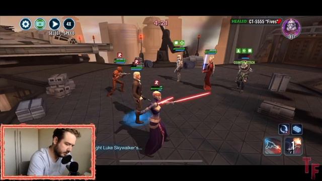 Star Wars Galaxy Of Heroes: GAC 17.3.1 - Full clear time! смотреть онлайн
