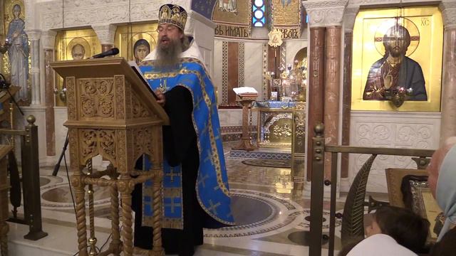 Успение Пресвятой Владычицы нашей Богородицы и Приснодевы Марии. Проповедь архимандрита Мелхиседека смотреть онлайн