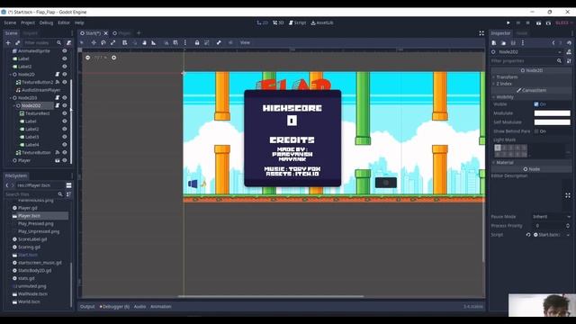 Introduction to GameDev with Godot: Flappy bird - Global Game Jam 2022 смотреть онлайн