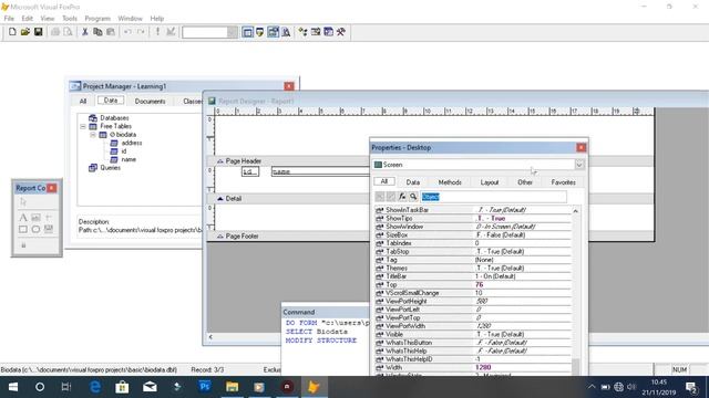 Learning 4. How to Create Report In Visual Fox Pro 9.0 смотреть онлайн