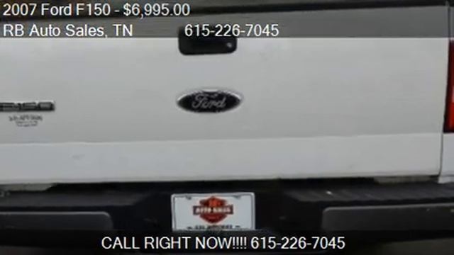 2007 Ford F150 XL 2WD - for sale in Nashville, TN 37207 смотреть онлайн