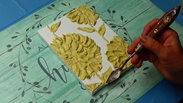 Абстракция || Шпатлевка и Акрил смотреть онлайн