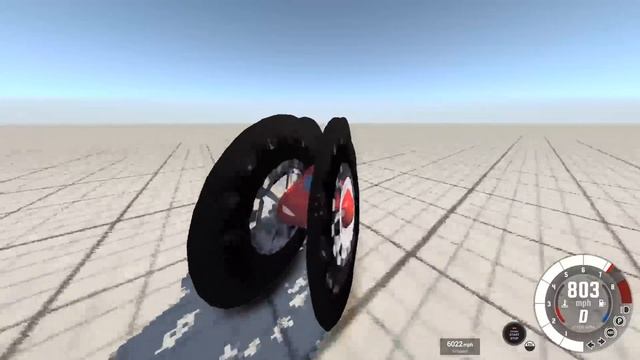 This Car Goes 8300 MPH....Yes Really - BeamNG Drive Fastest Car Challenge смотреть онлайн