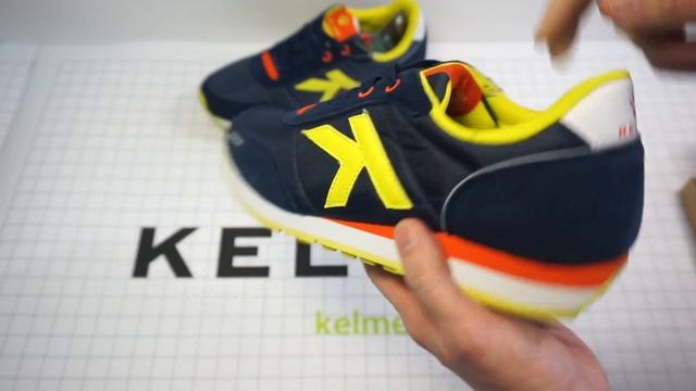 Арт.: 46821-115. Кроссовки Kelme THAMES сине-желтые ? смотреть онлайн