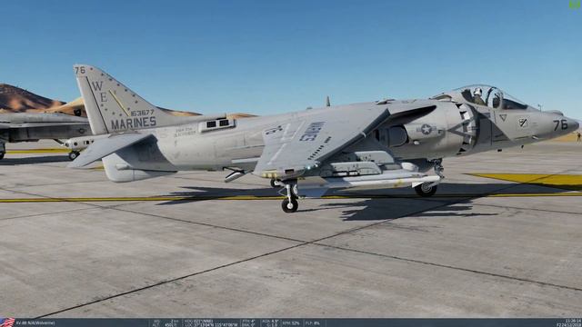 A/V-8B Harrier joystick setup смотреть онлайн