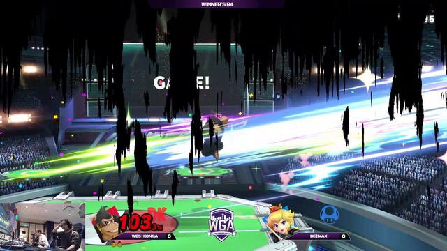 Konga (Donkey Kong) vs. Max (Peach) - WGA Colosseum 36 - Winners Semis смотреть онлайн