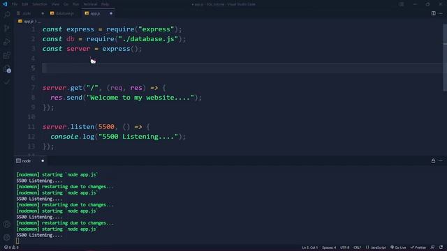 SQL in NodeJS full tutorial | CRUD operation | Node.js | MySql смотреть онлайн