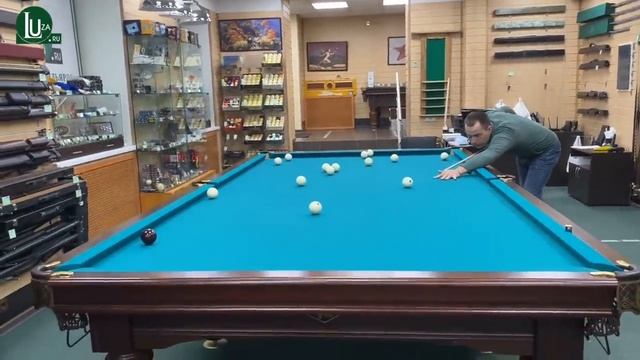 Дмитрий Белозеров, тест бильярдных новинок! - Luza.ru смотреть онлайн