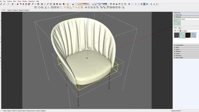 Vray For Sketch Up Series #8 Realistic Velvet Material Tutorial смотреть онлайн