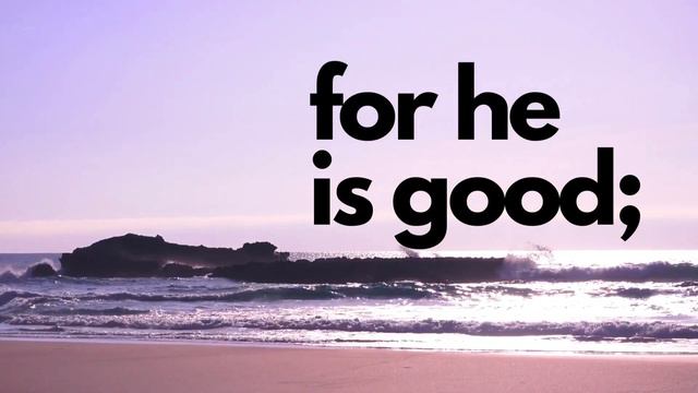 Psalm 106:1 смотреть онлайн