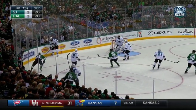 NHL.2015-16. San Jose Sharks - Dallas Stars . 3 тайм. | НХЛ. 31.10.15 смотреть онлайн