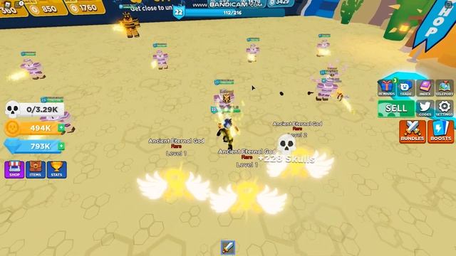 Убил босса Прокочался до 999999 уровня воина в Combat Rift ⚔️ Roblox смотреть онлайн