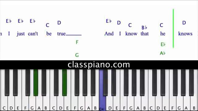 Unfaithful Piano Lesson, Rihanna