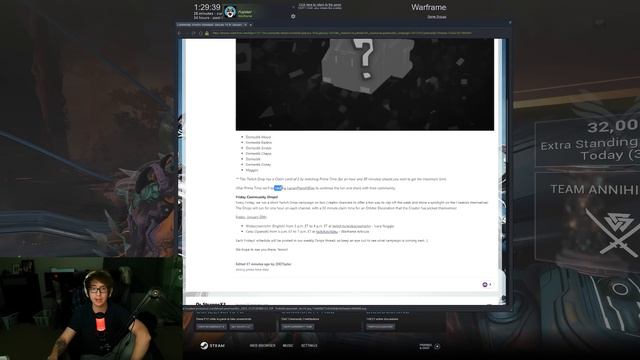 Warframe Free Domestik Drone Twitch Drops This week For Prime Time! смотреть онлайн
