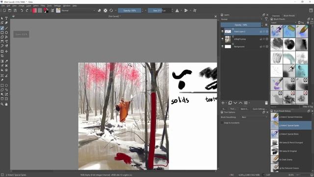 How To REALLY Use Brushes in Krita: The Solids-to-Shapes Method смотреть онлайн