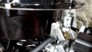 Переделка лодочного мотора TOHATSU 3,5 л/с в ручной газ №2