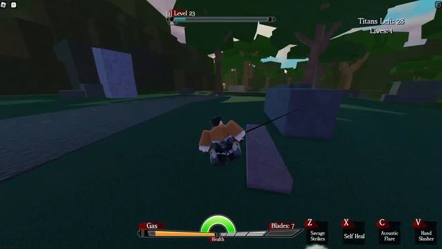 Untitled: Attack On Titan | My First Time Soloing | Outside Walls Mission смотреть онлайн