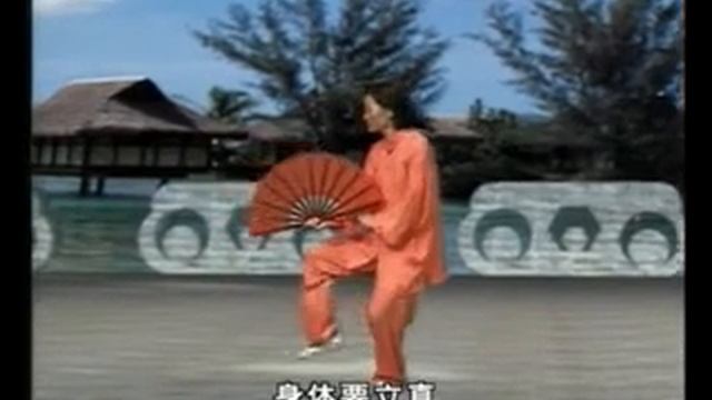 Yang shi tai chi quan. Fan complex of 73 forms(Part 1) смотреть онлайн
