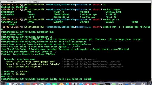 Dockerizing Cucumber-BDD and Ruby Friends смотреть онлайн