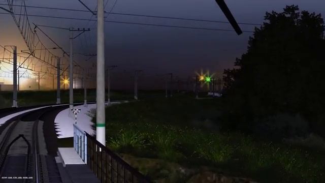 -Trainz 12- Поездка от Павелецкого вокзала до станции Домодедово.- На электропоезде ЭР2Р-7050 смотреть онлайн