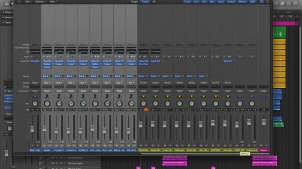 Logic Pro X - #70 - Mixing (part12) - Aux Sends for Reverb