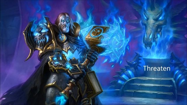 Death Knight Uther Emotes | Hearthstone: Knights of the Frozen Throne смотреть онлайн