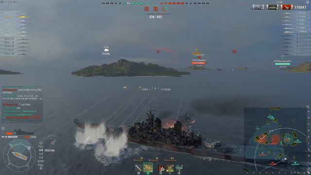 World of Warships: Missouri In A Cyclone смотреть онлайн