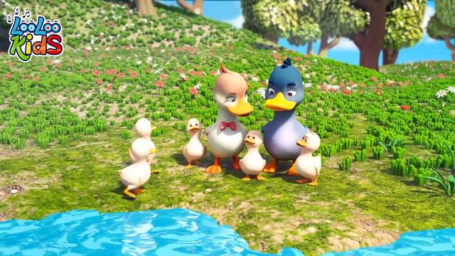 🦆 Five Little Ducks 🦆+ The Frog Song and more Sing Along Kids Songs - LooLoo Kids смотреть онлайн