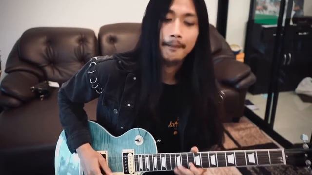 Aiersi brand Flame LP Style Electric Guitar LP24 смотреть онлайн