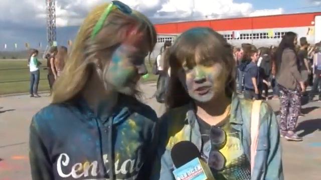 «В городе N» - Фестиваль красок Холи в Новочебоксарске - шумно, весело, ярко смотреть онлайн