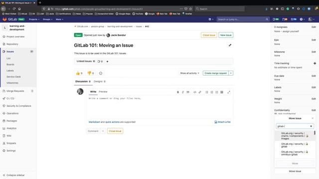 GitLab 101: How to Move an Issue смотреть онлайн