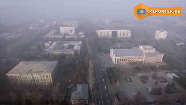 Бишкек с высоты птичьего полета. (Видео) смотреть онлайн