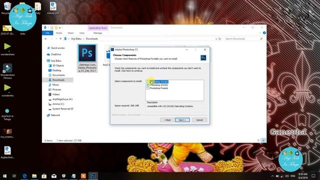 How to download and install latest version of Photoshop CC in small size || in telugu смотреть онлайн