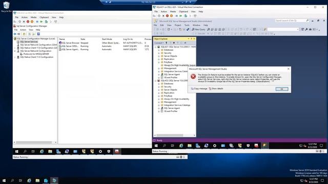 14 Microsoft SQL Server 2019 Administration Implement SQL Server 2019 AlwaysOn Cluster смотреть онлайн