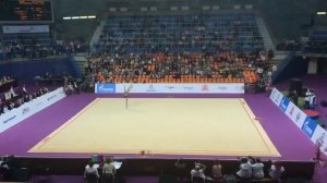 Яна Кудрявцева, обруч, 2015, Россия.