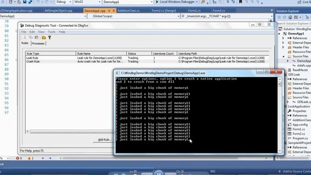 Native Memory Leak dump creation and analysis of dumps for memory leak смотреть онлайн