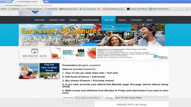 como Ganar Dinero con fort Ad Pays en español para Ganar Dinero смотреть онлайн