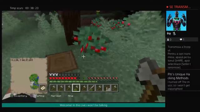 Playing some Minecraft PlayStation 4 Edition ... смотреть онлайн