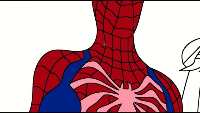 SPIDERMAN COLORING PAGE|человек-паук и бэтмен едут на велосипеде|раскраска мстители|раскраска смотреть онлайн