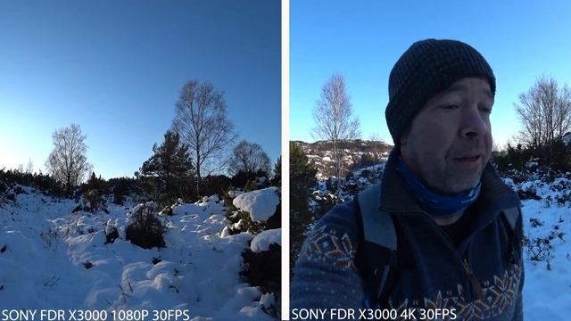 SONY FDR X3000 SIDE BY SIDE 1080P VS 4K 30FPS IS THERE A HUGE DIFFERENT IN IMAGE QUALITY смотреть онлайн