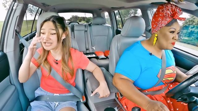 AGT Little GIRL ON FIRE Carpool Karaoke/Angelica Hale and Viral Vocal Coach смотреть онлайн