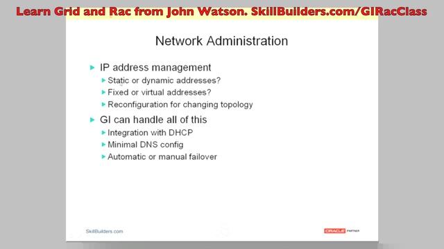 Oracle Grid Infrastructure Tutorial 3 of 11 - Intro to Network Administration with GI смотреть онлайн