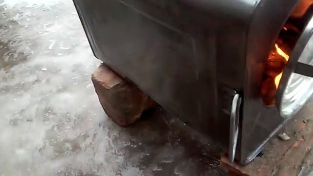 Печка из канистры смотреть онлайн