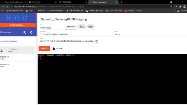 Cluster de docker swarm com nodes funcionais e replicados смотреть онлайн
