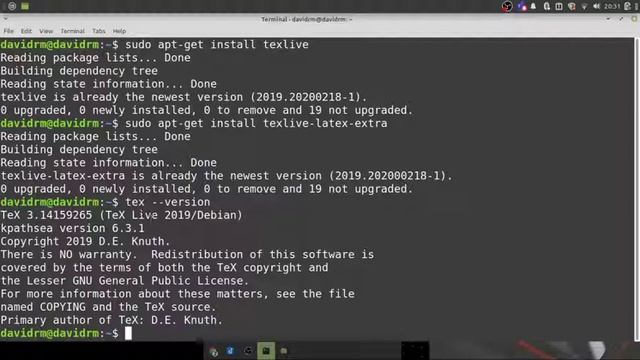 How to install LaTeX in Linux? | TexLive | TexStudio смотреть онлайн