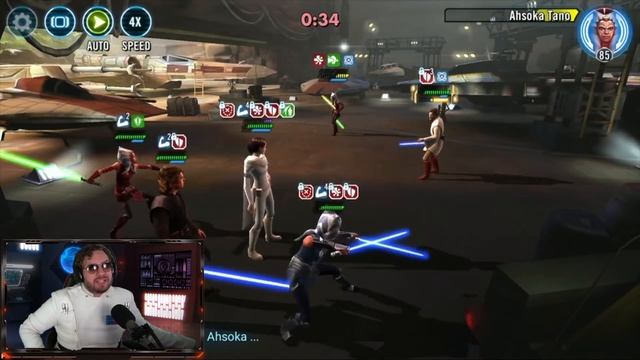 Commander Ahsoka Tano is INSANE! Padme + CAT Destroy Master Kenobi - Initial Gameplay Unlock Review смотреть онлайн