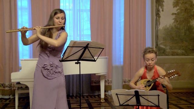 Джованни Франческо Джулиани Дуэт для флейты и мандолины смотреть онлайн