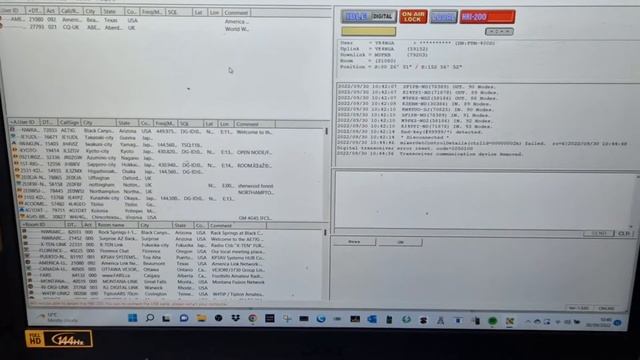 YAESU FTM-100D , HRI200 Full Set Up смотреть онлайн