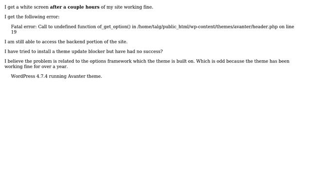Wordpress: White screen after a couple hours? (2 Solutions!!) смотреть онлайн